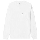 Adsum Men's Long Sleeve Classic Pocket T-Shirt in White