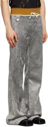 EGONlab Gray Sunflower Trousers