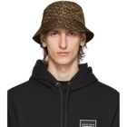 Burberry Brown Monogram Bucket Hat