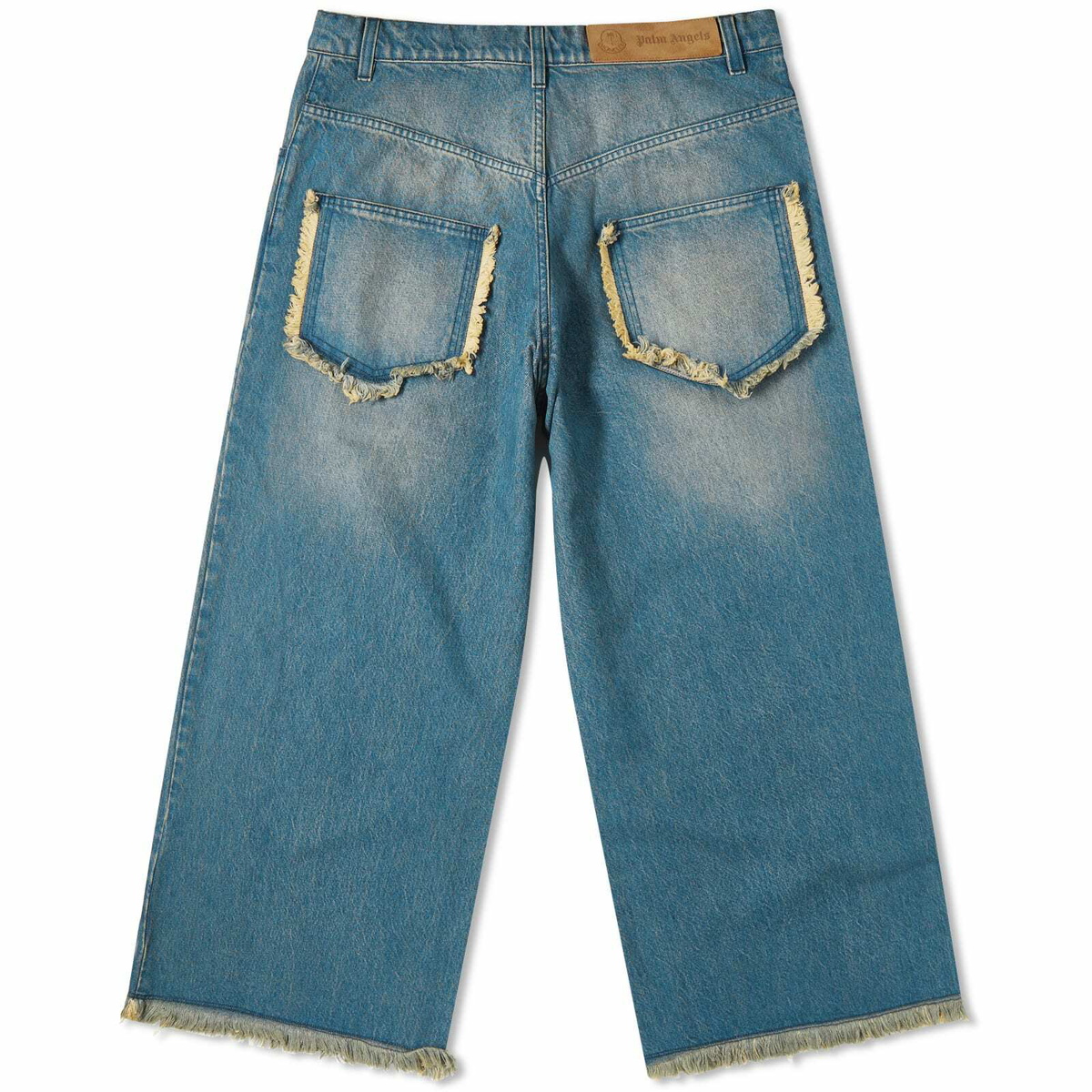 Moncler Genius x Palm Angels Trousers in Denim Blue