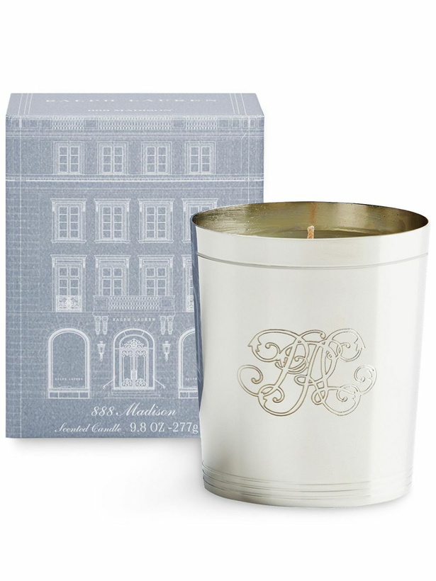Photo: Ralph Lauren Home Silver-Tone 888 Madison Flagship Scented Candle