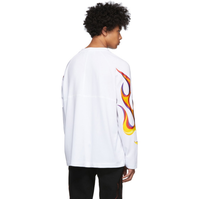 Etudes White Desert Flaming Long Sleeve T-Shirt