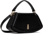 BOSS Black Signature Hardware Leather Shoulder Bag