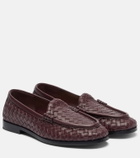 Bottega Veneta Silenzio Intrecciato leather loafers