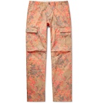 Resort Corps - Camouflage-Print Cotton-Twill Cargo Trousers - Orange