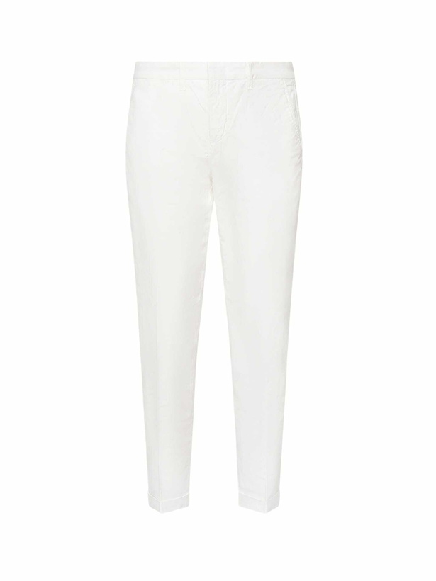 Photo: Fay Capri Pants In Cotton Gabardine