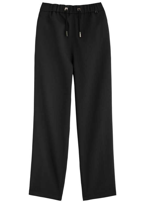 Photo: Wooyoungmi Straight-leg Twill Trousers Black