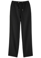 Wooyoungmi Straight-leg Twill Trousers Black