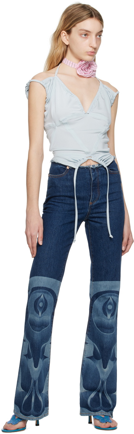 Conner Ives Indigo Bootcut Jeans