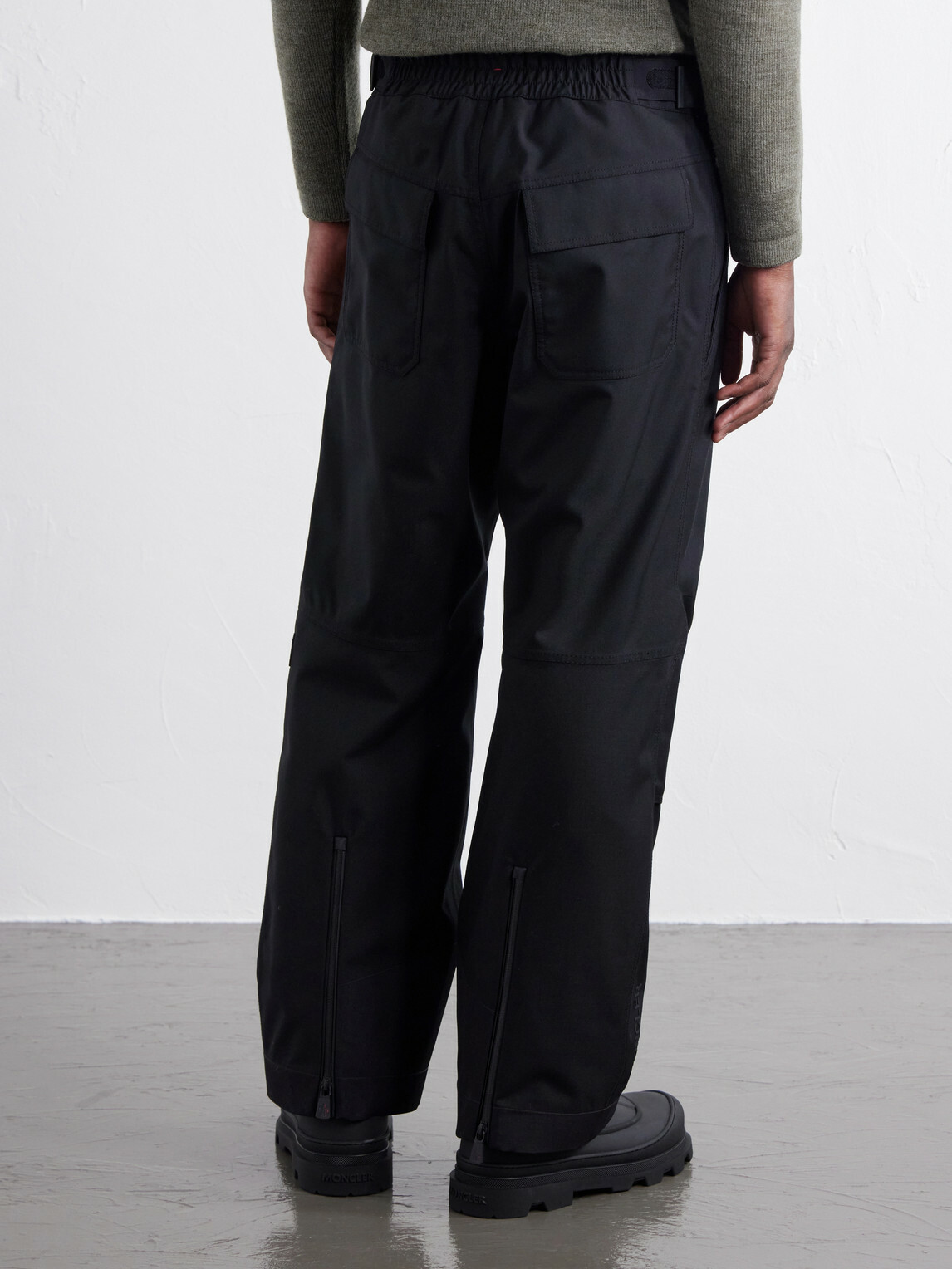 Moncler Grenoble - Straight-Leg Gabardine Ski Pants - Black