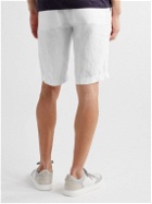 Ermenegildo Zegna - Straight-Leg Linen Shorts - White