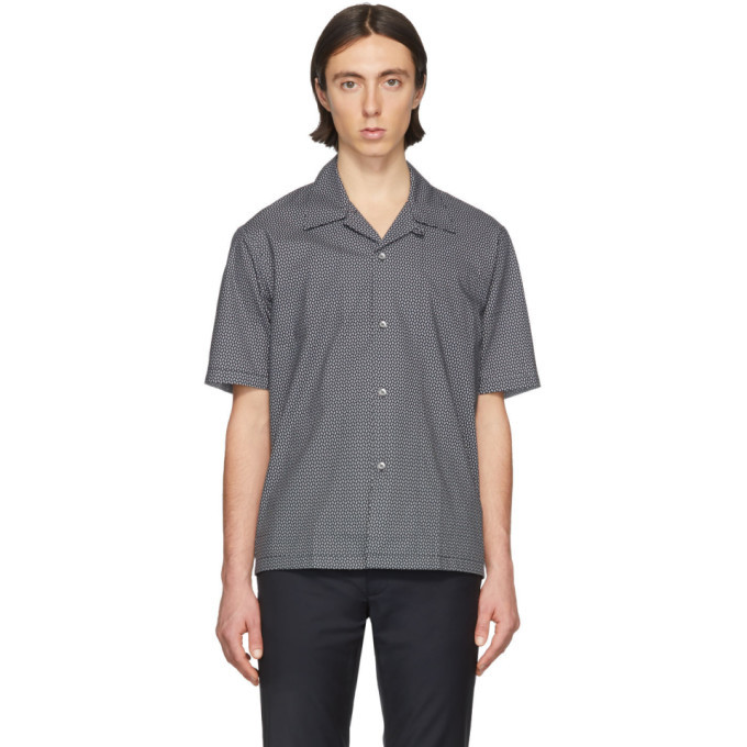 Photo: Maison Margiela Blue Micro Paisley Shirt