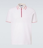 Kiton Cotton piqué polo shirt