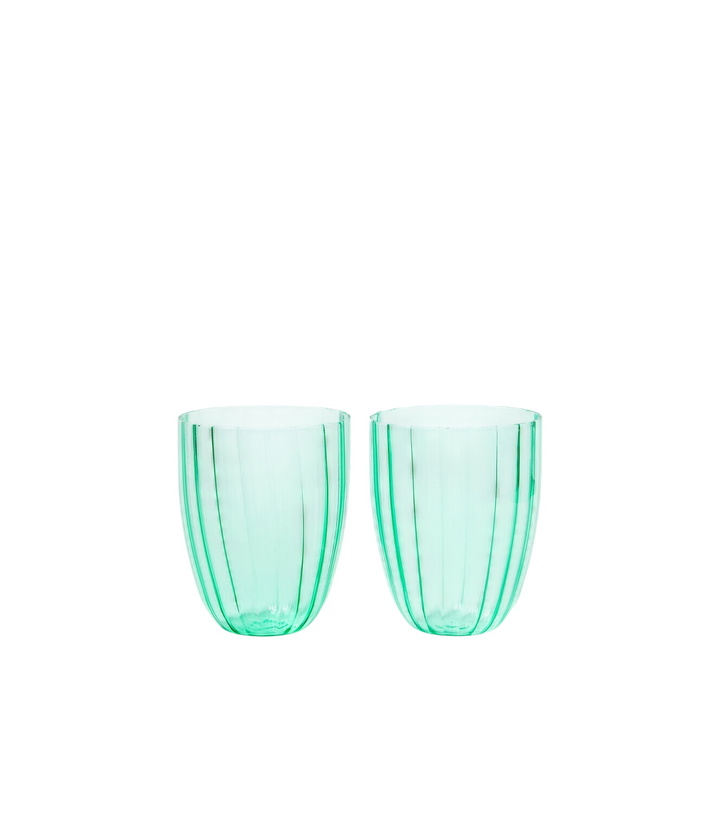 Photo: Dolce&Gabbana Casa Set of 2 glass tumblers