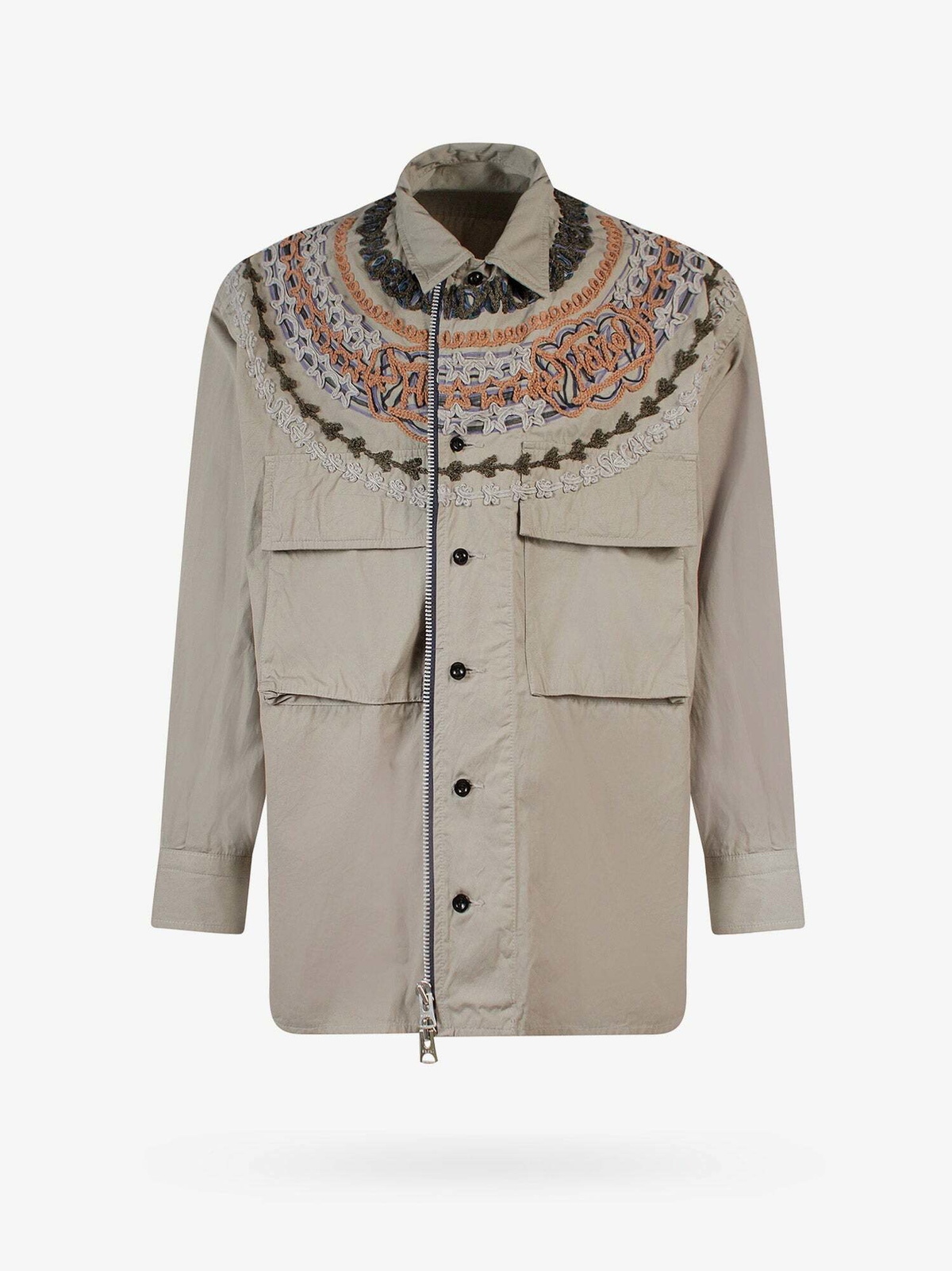 sacai green yellow