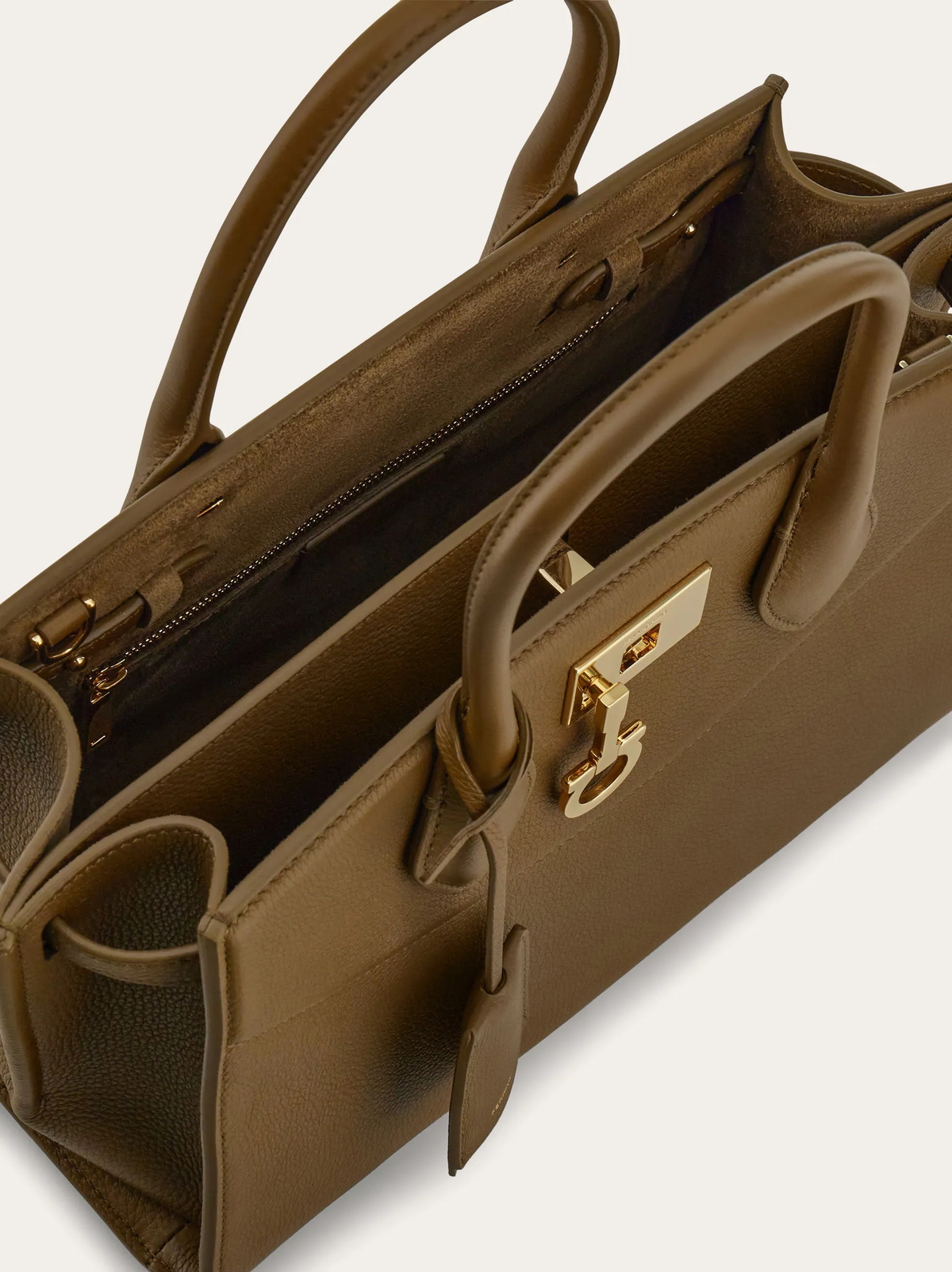 Ferragamo Womens New Ferragamo Studio soft bag (M) in Brown