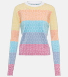 Loewe Anagram jacquard wool-blend sweater