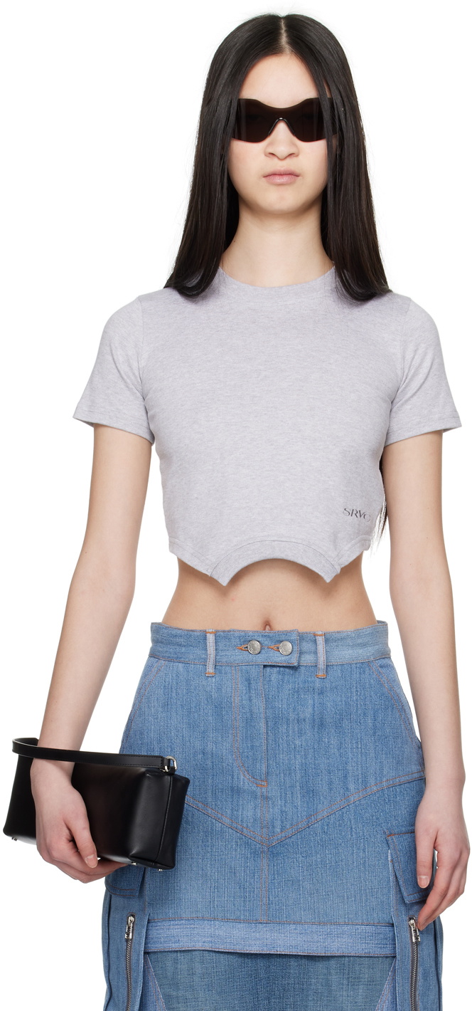 SRVC Gray Overturned T-Shirt