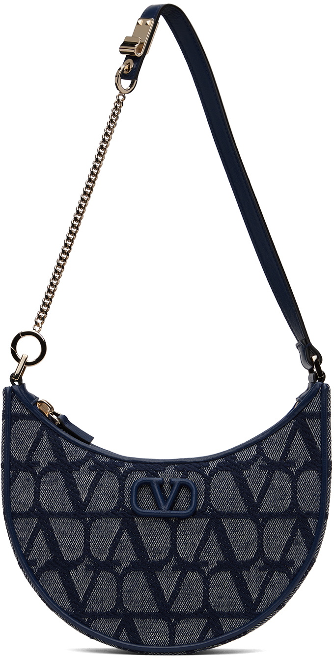 Valentino Garavani Blue Mini VLogo Signature Bag Valentino Garavani