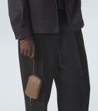 The Row Owen leather pouch