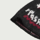 Navinder Nangla Mohair Beanie in Black/White/Red