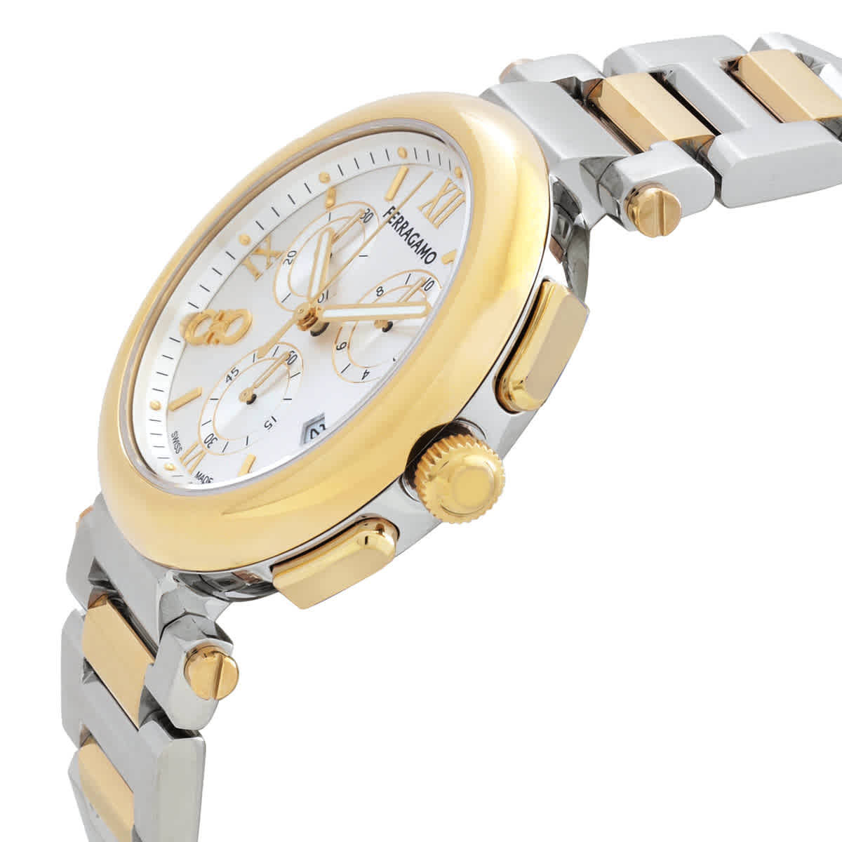 Ferragamo  Legacy Chronograph Watch Gold Womens Ferragamo Womens Watches | Direct Luxury main image 2