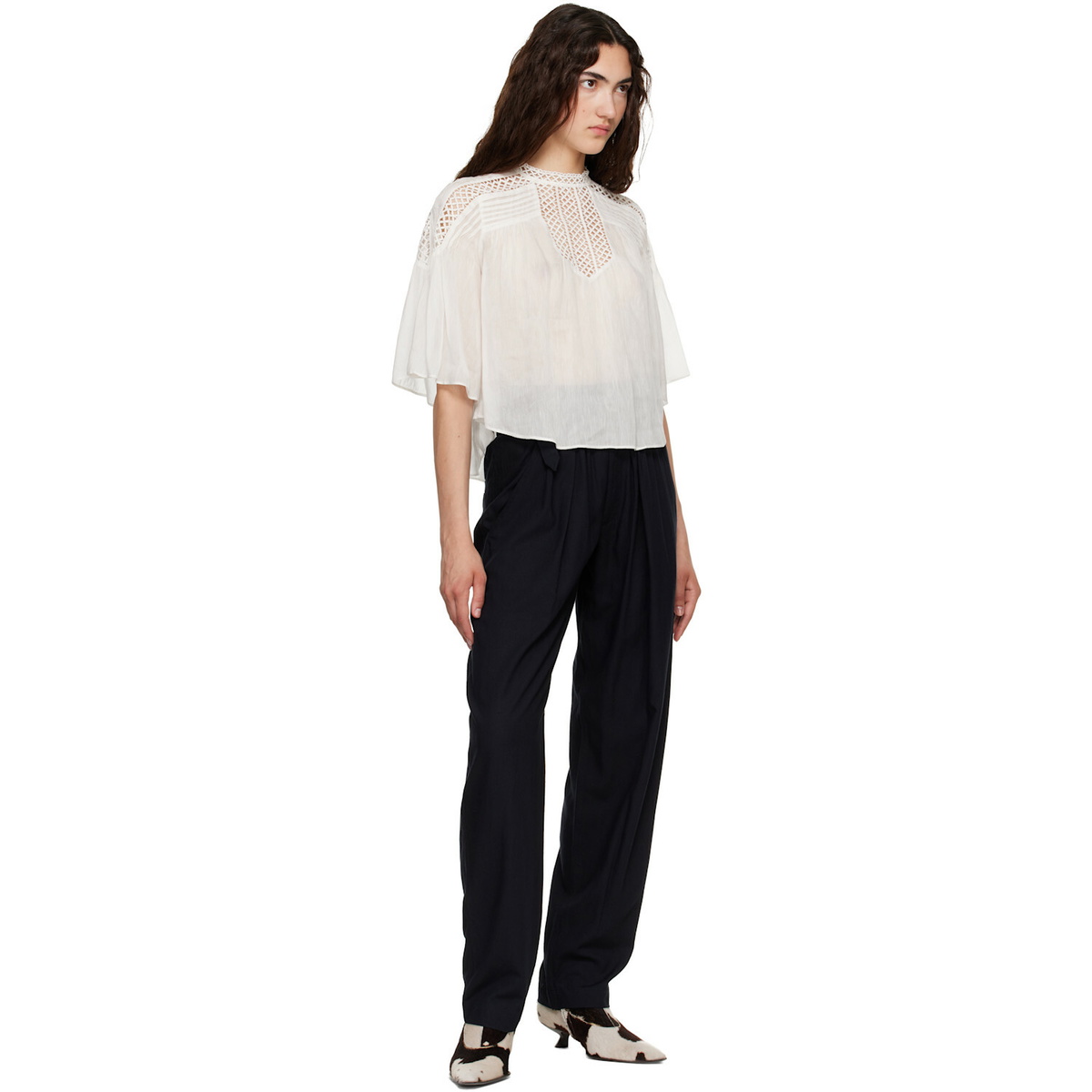 Isabel Marant Etoile White Parina Blouse