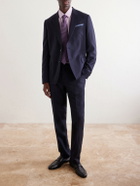 Paul Smith - Straight-Leg Pleated Wool Suit Trousers - Blue