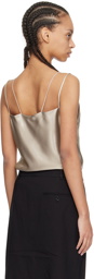 BOSS Taupe Layered Camisole