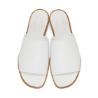 A-Plan-Application White Flat Sandals
