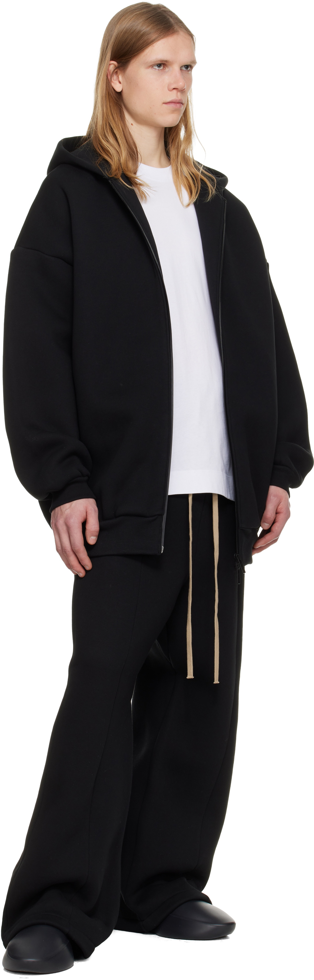 Fear of God Black Wide Leg Sweatpants