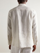 Loro Piana - Arizona Striped Linen Shirt - Neutrals