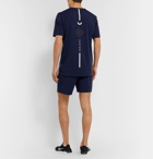 CASTORE - Sampson Stretch Tech-Jersey and Mesh T-Shirt - Blue