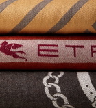 Etro Fringe-trimmed wool jacquard throw