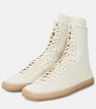 Lemaire Linoleum Boxing leather sneakers