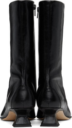Miista Black Emile Lace-Up Boots