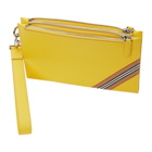 Burberry Yellow Icon Stripe Laurie Zip Pouch