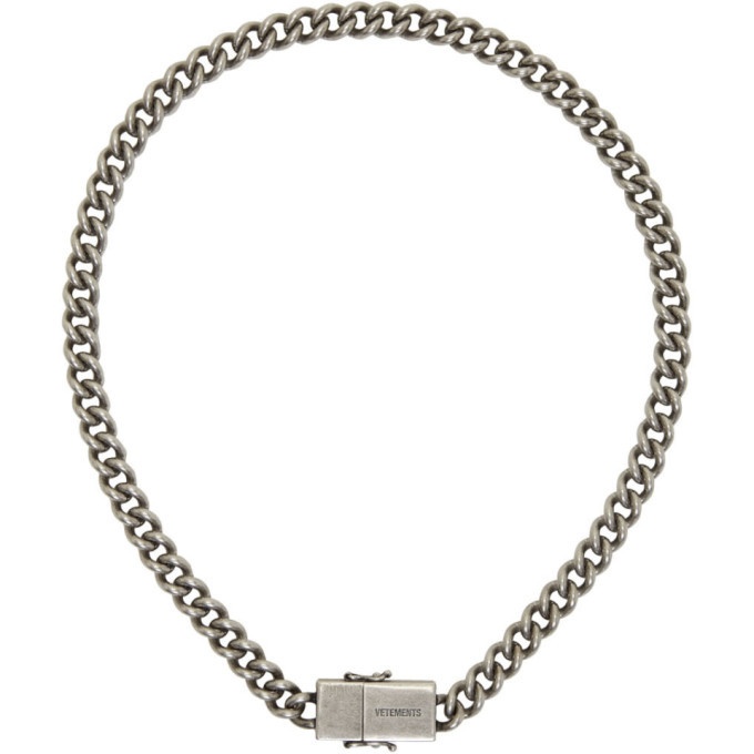 Photo: Vetements Silver USB-C Necklace