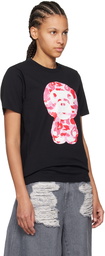 BAPE Black ABC Camo Big Baby Milo T-Shirt