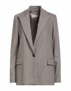 Peserico Womens Blazer Khaki