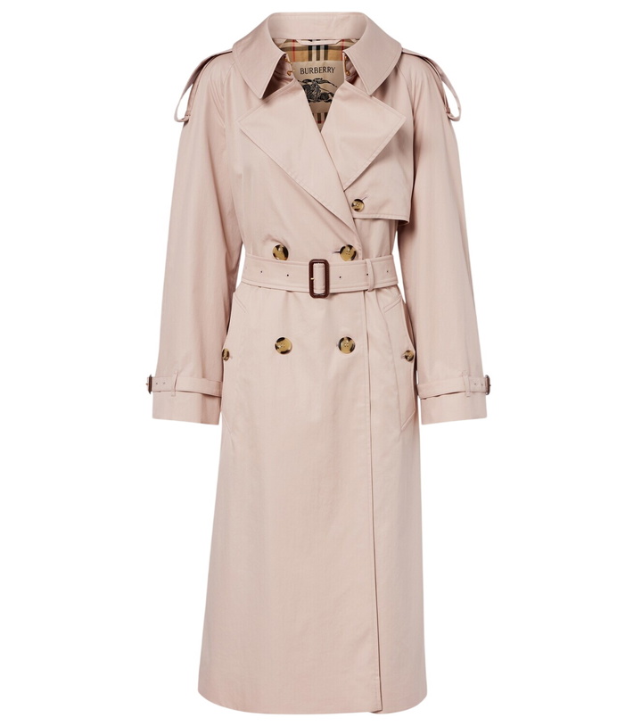 Photo: Burberry Fitzrovia cotton gabardine trench coat