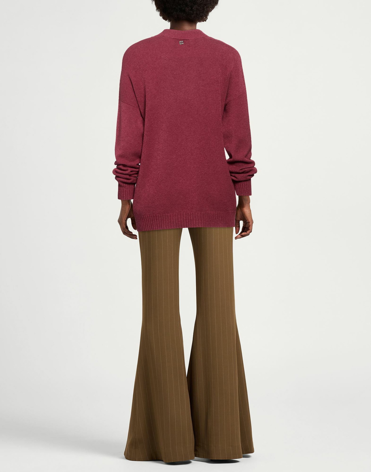 Manila Grace Womens Sweater Garnet