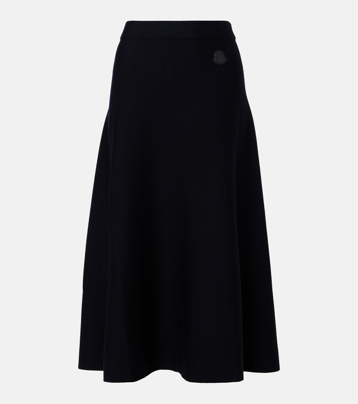 Moncler Wool-blend midi skirt