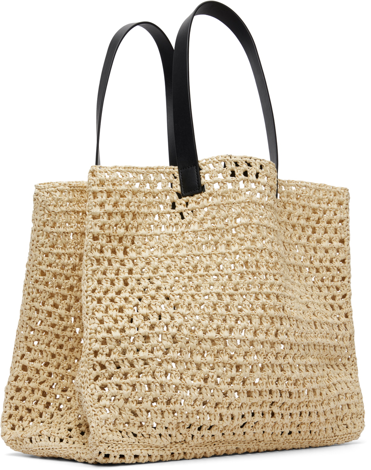 ANINE BING Beige Large Rio Tote