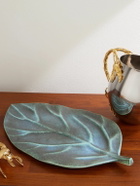 L'Objet - Cenote Leaf Large Porcelain Platter