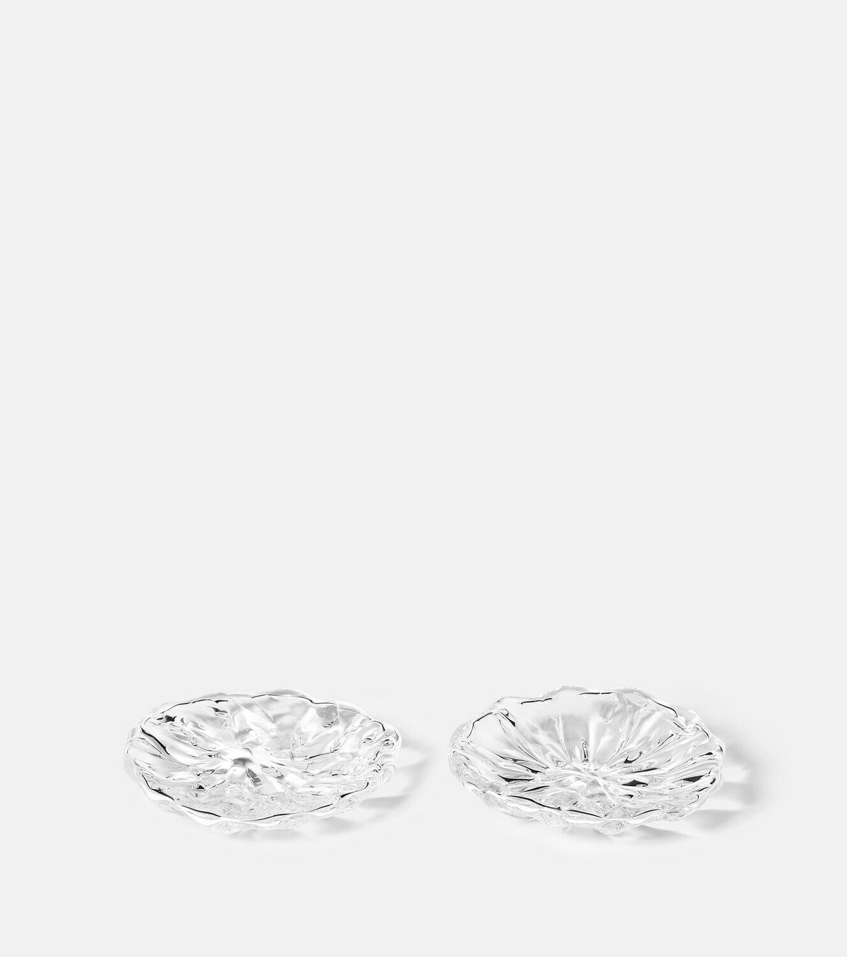 Alexander Kirkeby Set of 2 crystal side plates