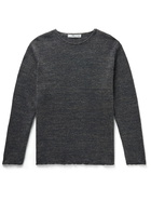 Inis Meáin - Donegal Linen Sweater - Gray