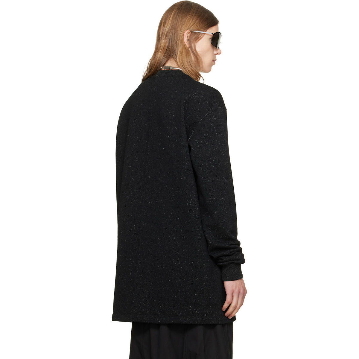 Rick Owens Black Tower Jumbo LS Sweatshirt