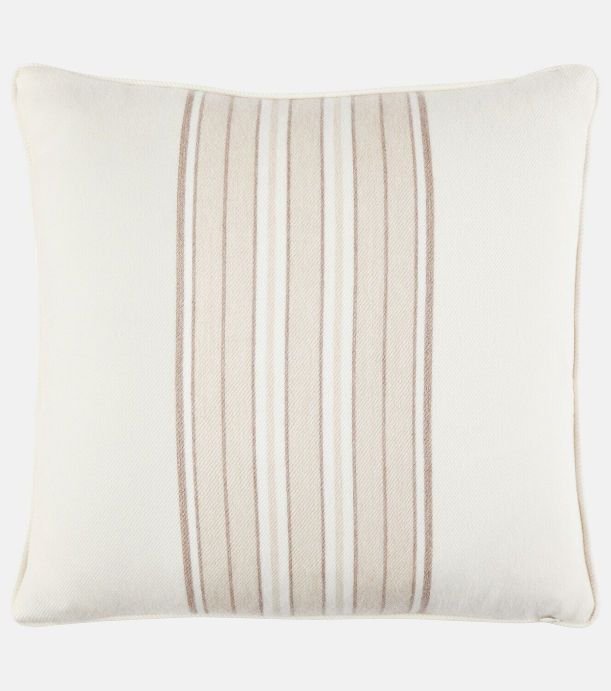 Loro Piana Striped cashmere cushion