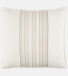 Loro Piana Striped cashmere cushion